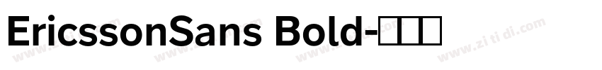 EricssonSans Bold字体转换